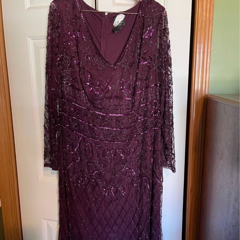 Adrianna Pappel sequined dress.